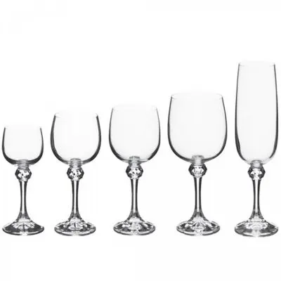 Taças de Cristal para Mudança