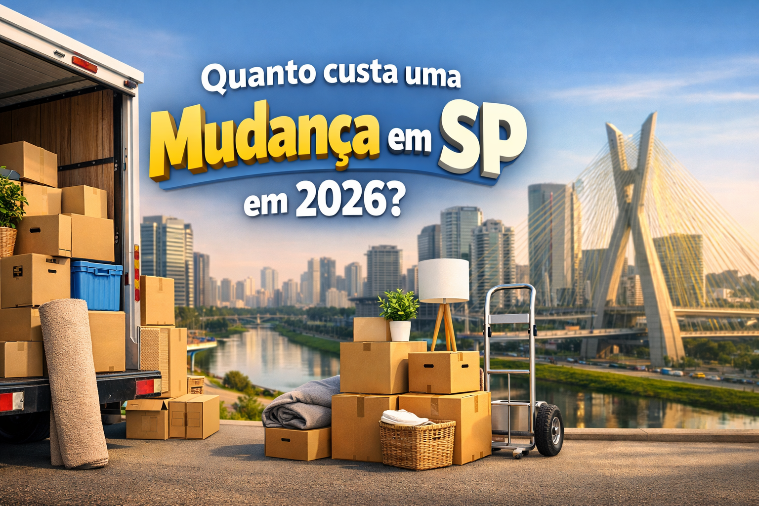 Quanto custa uma mudança em São Paulo em 2026