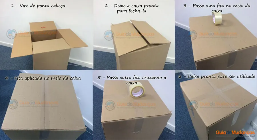 Montando Caixa de Papelão